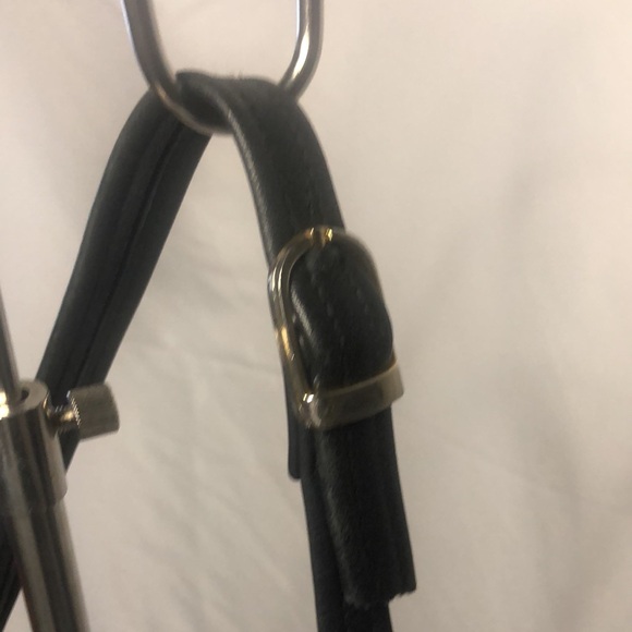 JACQUELINE FERRAR Vintage black buttery soft leather handbag. - Picture 4 of 13